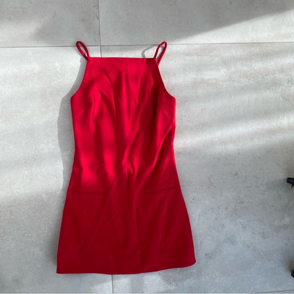 STAUD RHYTHM CREPE MINI DRESS - Picture 6 of 7